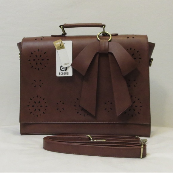 Ecosusi Handbags - NWT Ecosusi Messenger/Laptop Bag